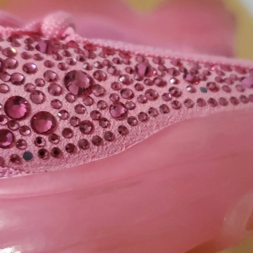 Steve Madden Maxima SM NY90 Pink Stone Sneakers Size 8 - Picture 11 of 13